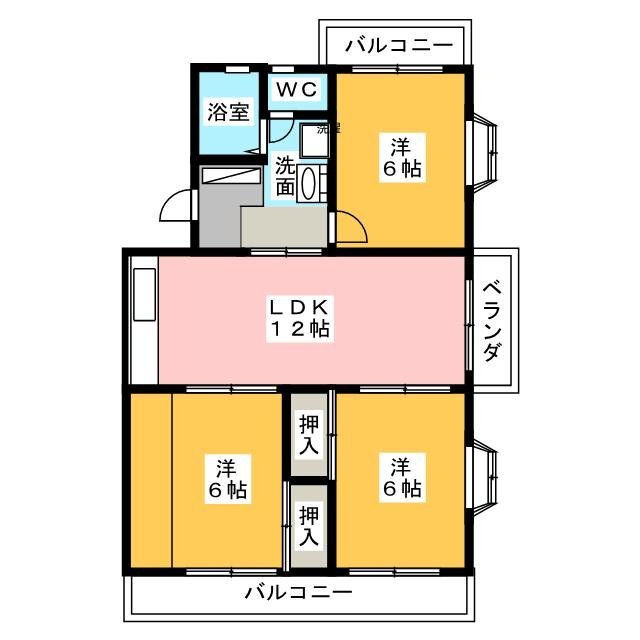 マイシャトー国府台の間取り