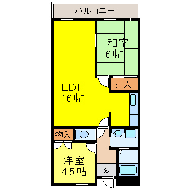 メゾン青葉丘の間取り