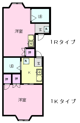 【サウスコートの間取り】