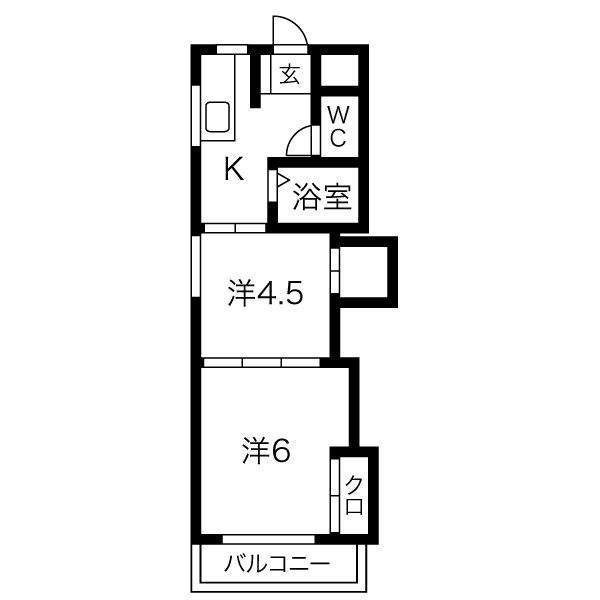 ハイツ小林の間取り