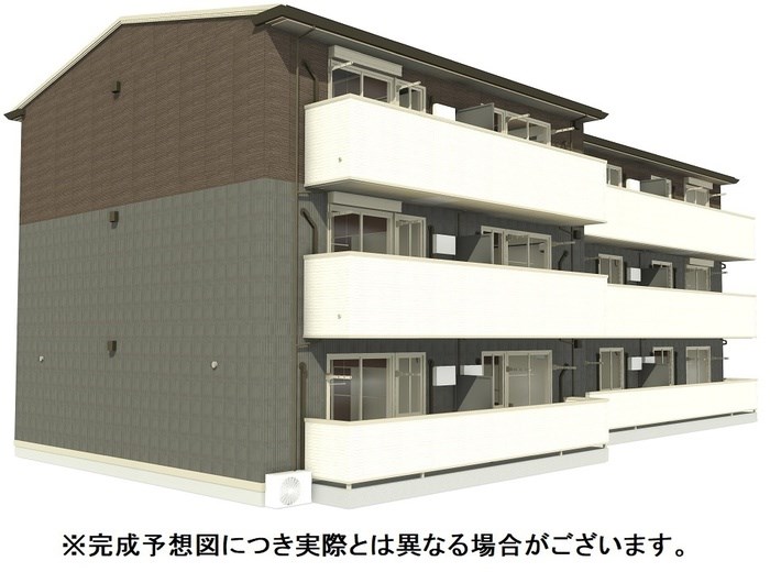 下関市一の宮町のアパートの建物外観