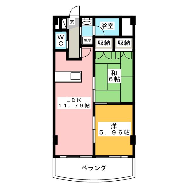 ＴＷＩＮ　ＶＩＬＬＡ　Ｂ館の間取り