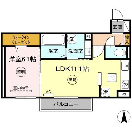 フルーレ弥四郎の間取り