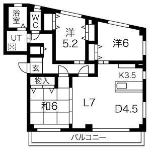 ハイドリーム谷口の間取り