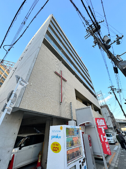 堺市堺区南瓦町のマンションの建物外観