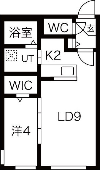 ガーディアン発寒の間取り