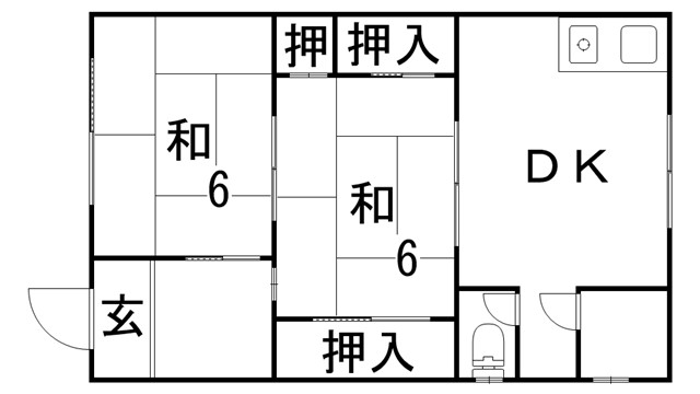 タツミコーポの間取り