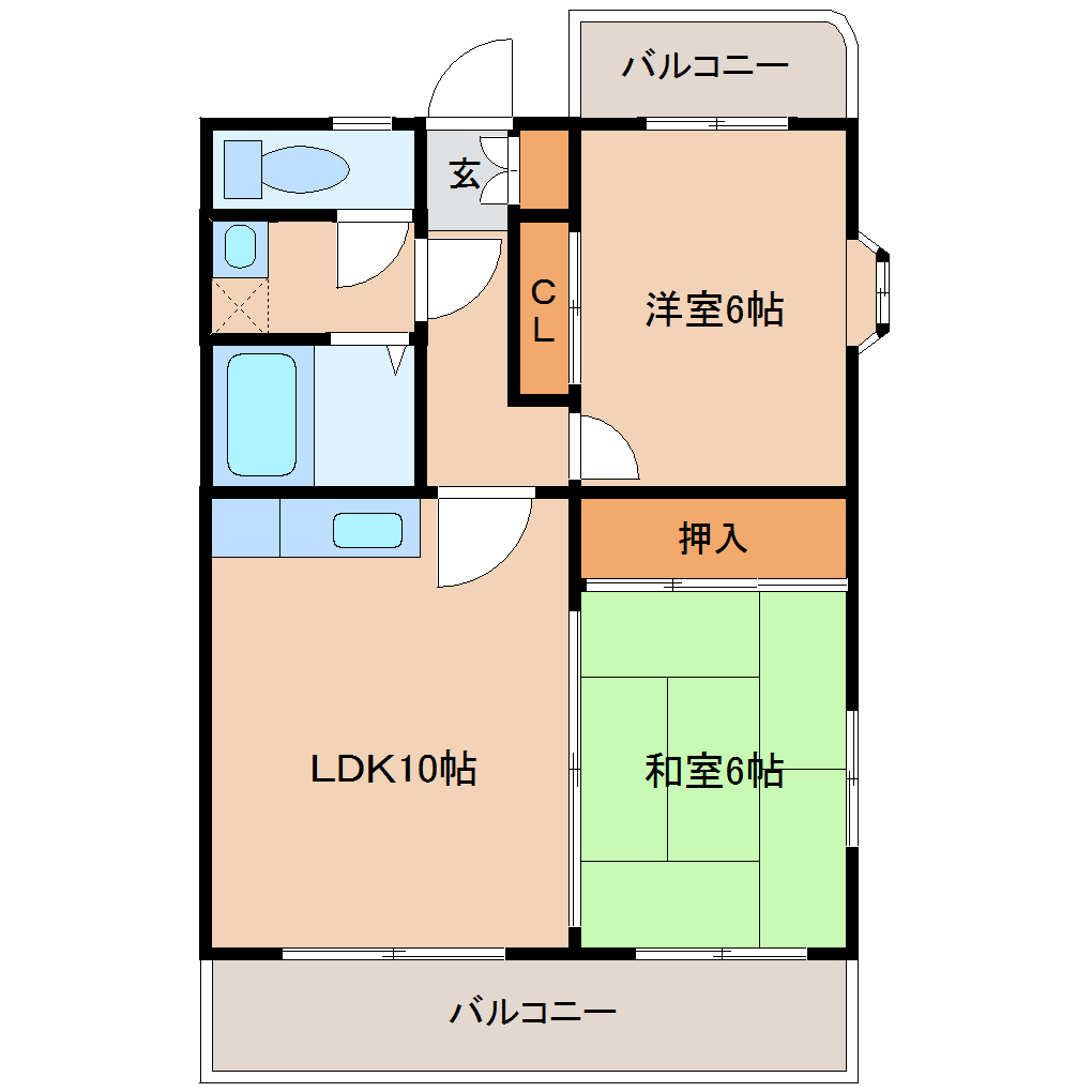 ベルメゾンの間取り