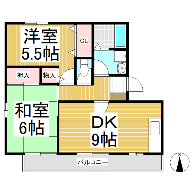 ＳＴ・グリーンライフ・ヨコヤ　Ａの間取り