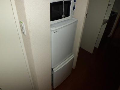 その他　冷蔵庫と電子レンジ。