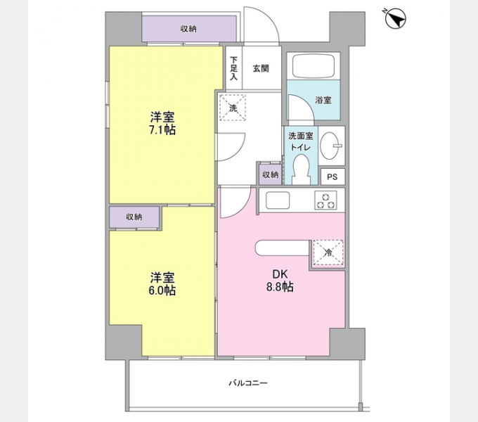 プロスペクト西巣鴨の間取り