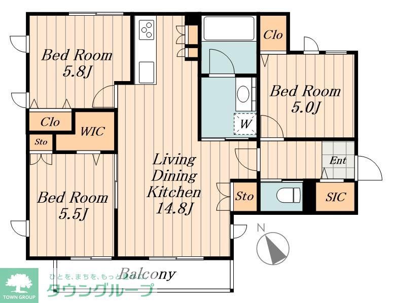 ヴァルールの間取り