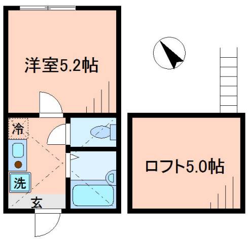 シェモア杉田の間取り