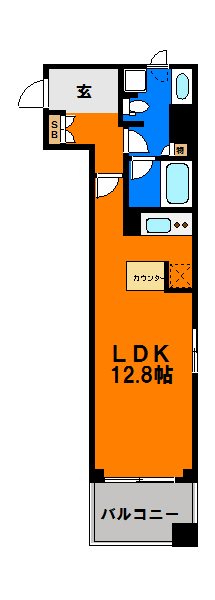 アリーム稲毛海岸の間取り