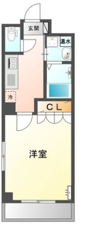 川崎市中原区西加瀬のマンションの間取り