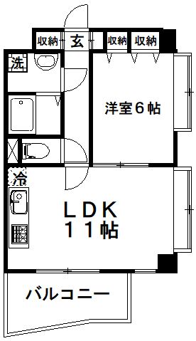 川崎市宮前区平のマンションの間取り