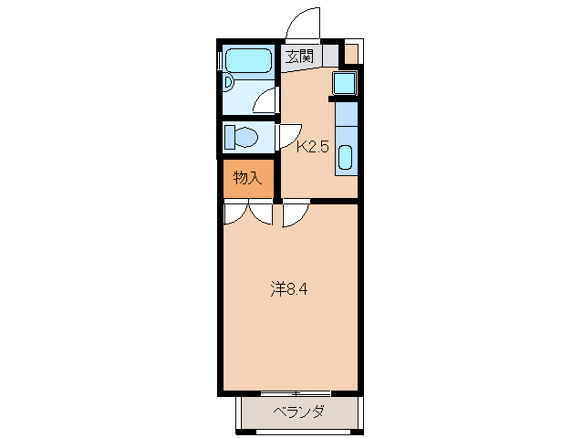 ハイツサンスイIIの間取り