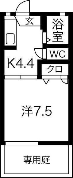 高浜市八幡町のアパートの間取り