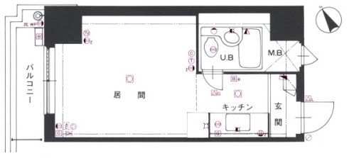 コア東堀の間取り