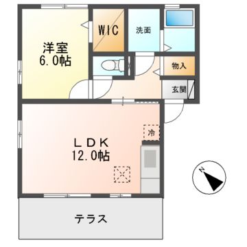 サンパティークの間取り