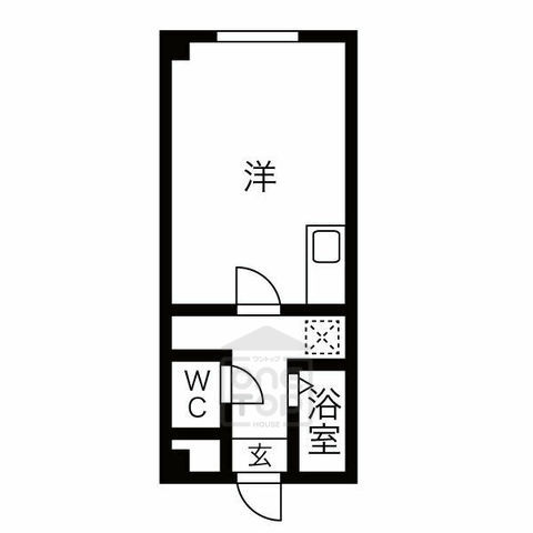 茨木市西豊川町のマンションの間取り