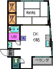 マシコハイツの間取り