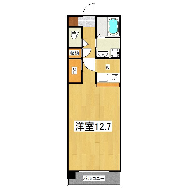 サンロイヤル三条の間取り