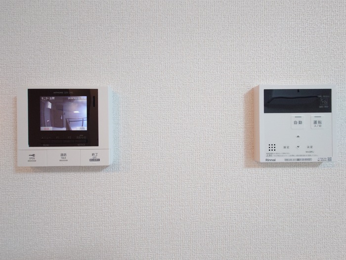 セキュリティ　録画機能付きTVモニターホン、給湯リモコン