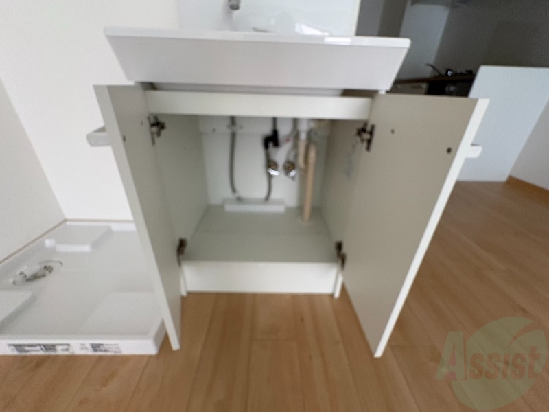 収納　寝室の収納です。部屋がすっきり片付きます。