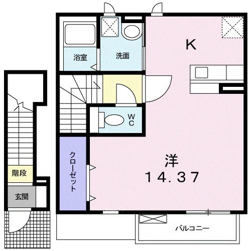 サンスターズの間取り写真