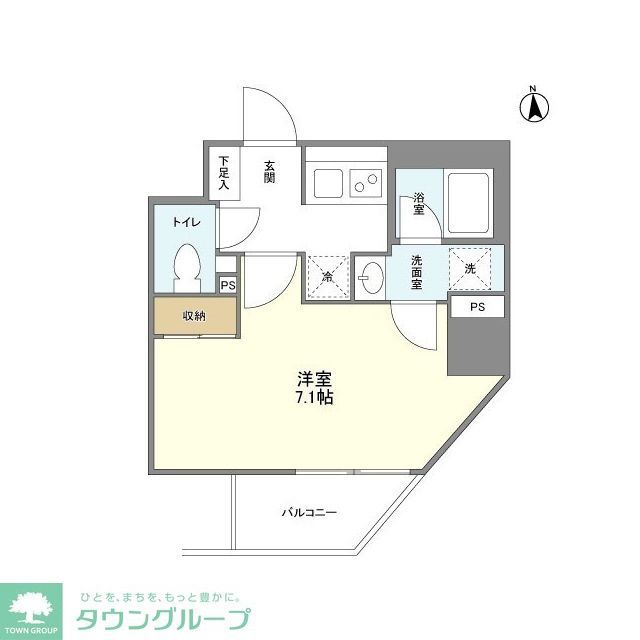 シェフルール新御徒町Iの間取り写真