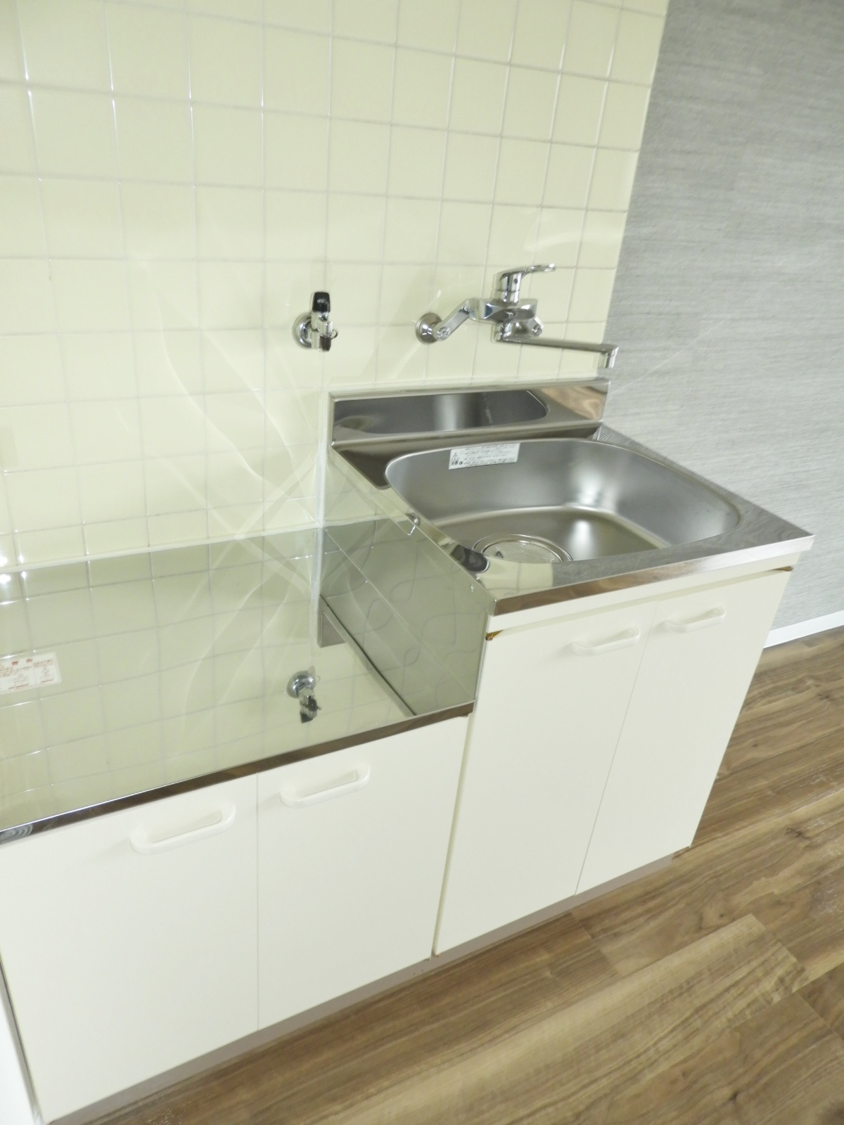 キッチン　ガスコンロ設置可能