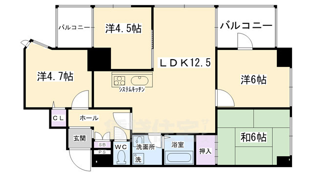 シンフォニーリサーチパークEastの間取り