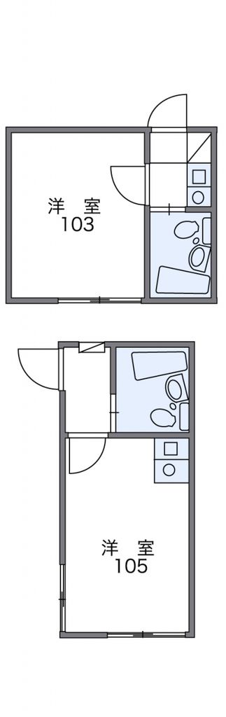 レオパレス大宮第１の間取り