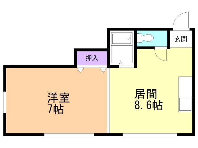 マンションＴの間取り