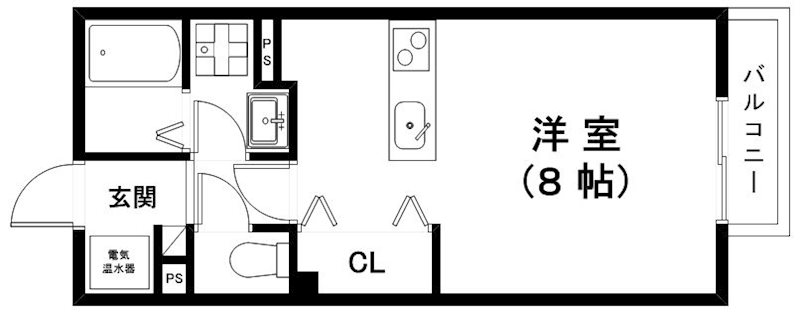 草津市草津のアパートの間取り