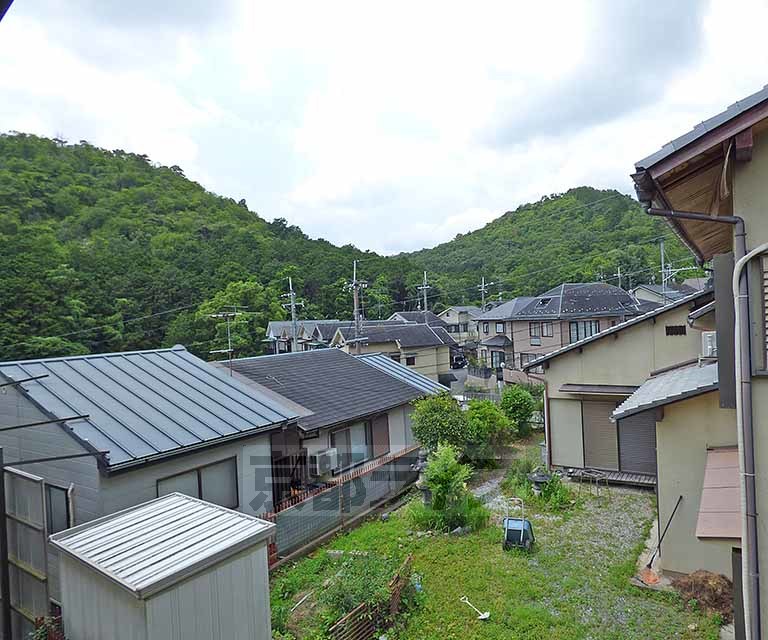 【京都市北区衣笠赤阪町のアパートの眺望】