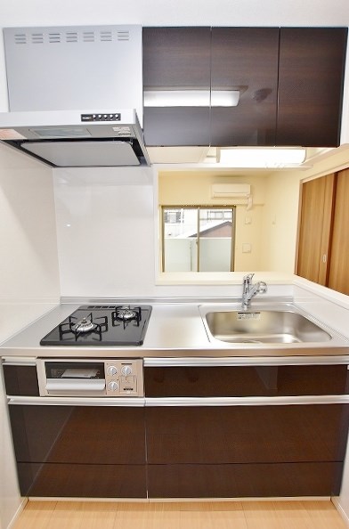 キッチン　★システムキッチングリル付き/２口コンロ★