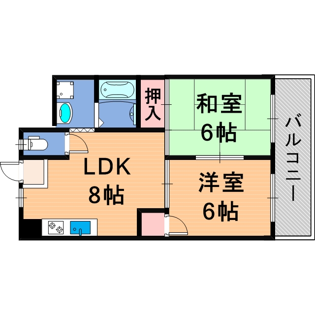 サン・ロイヤルの間取り