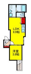 大阪府大阪市平野区加美東２（アパート）の賃貸物件の間取り