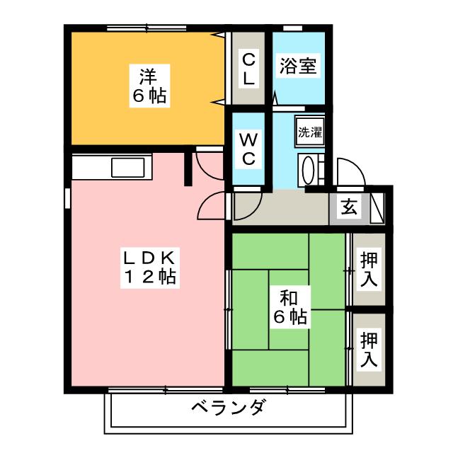 クレール２１の間取り