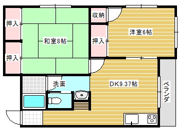 【コーポ・ホワイト・ストーンの間取り】