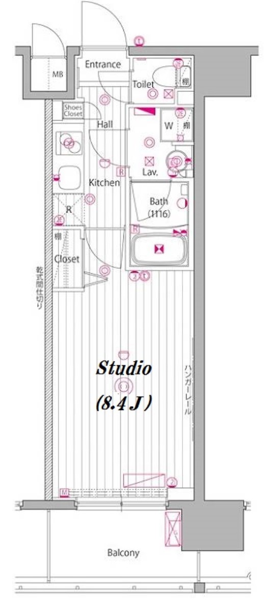 ガーラ・グランディ東陽町の間取り