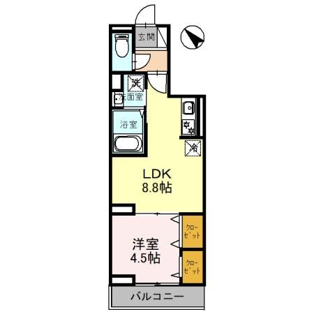 レクシア白子 IIの間取り