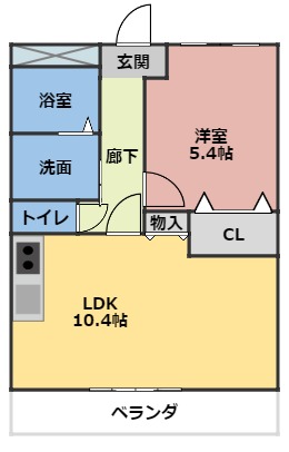 リベルタ・クオーレ利平治の間取り