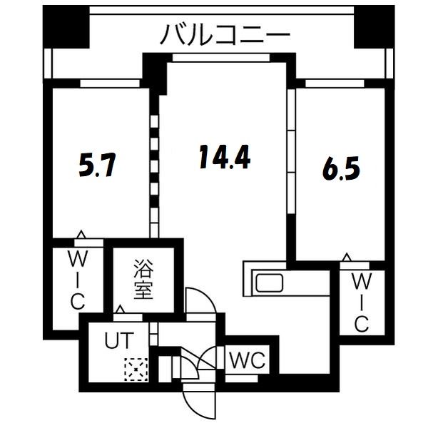 ｆｅｒ北３条の間取り