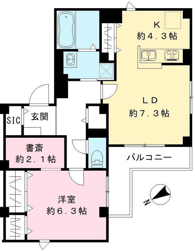 Habitat　Kamadaの間取り