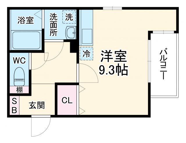 ルシエル東海通サウスの間取り