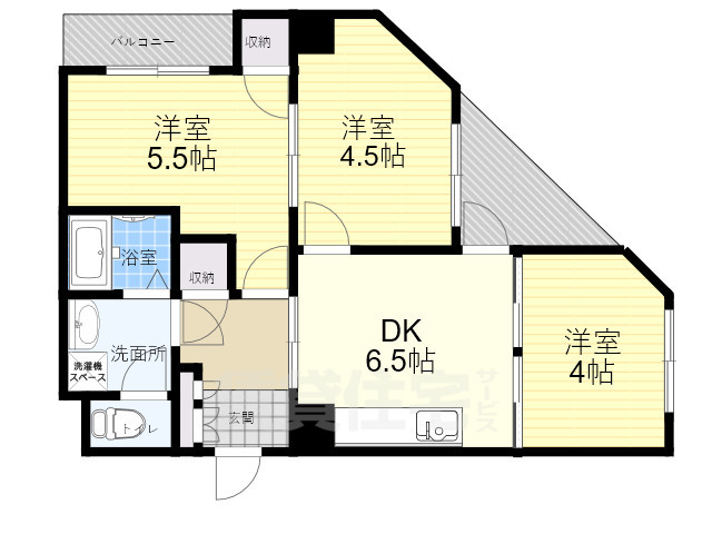 マンション栄和の間取り