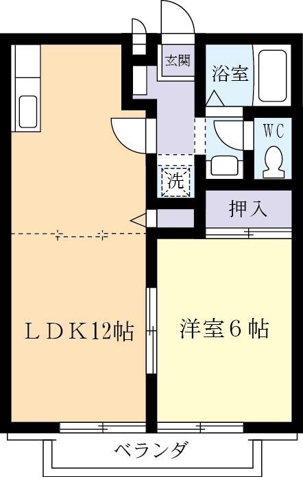 サンビレッヂ愛宕Ｂの間取り